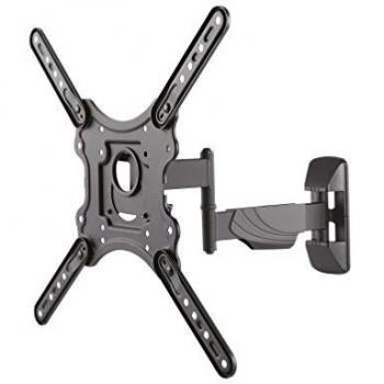 Soporte de Pared Newstar para Pantalla Plana, Modelo LED-W430BLACK, Capacidad de Carga 30 kg, Compatible con TV de 23 a 55 pulgadas y VESA 100x100 mm a 400x400 mm - Negro