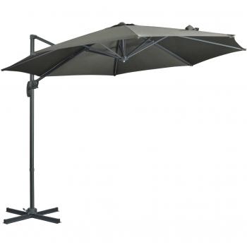 Parasol excéntrico de jardín Ø300x250 cm