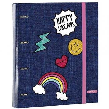 Carpeta 4 Anillas de 30mm de Moos Dreams Oficial, Incluye 100 Hojas A4
