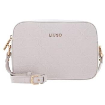 Liu Jo Women's Crossbody Bag - True Champagne, Central Zip Closure, Logo Pattern, Casual Style