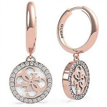 GUESS Pendientes UBE70249 UBE70249, Blanco, Talla Única