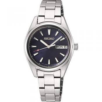 Reloj de Mujer Seiko SUR353P1 Analógico de Cuarzo con Cristal de Zafiro, 30mm, Acero Inoxidable