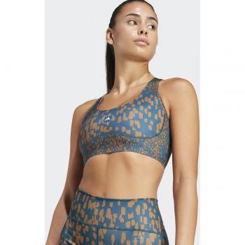 adidas Top de mujer TruePurpose Power Impact Training Medium Support adidas by Stella McCartney - tipo: top, características: soporte medio, diseñado para entrenamiento, colaboración con Stella McCartney