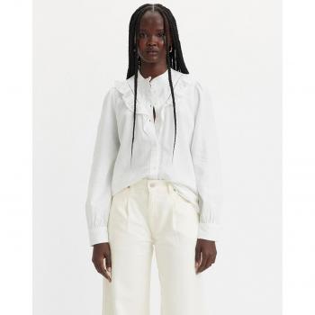 Blusa de mujer Levi's Carinna en color blanco con manga larga