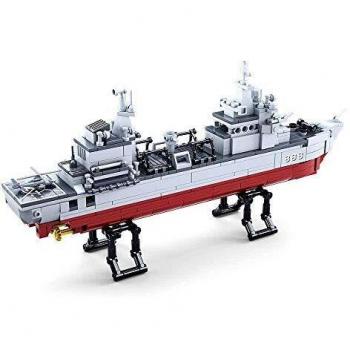 Barco de Suministro Sluban M38-80B0701 - Juguete de Construcción Multicolor con Bloques