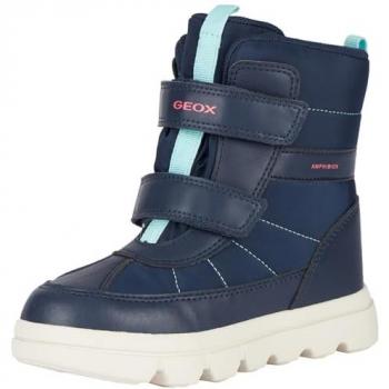 Botas de Nieve para Niña Geox J Willaboom Girl B A, Color Azul Marino, Talla 33 EU