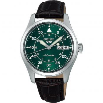 Seiko 5 Sports Automatic Men's Watch SRPJ89K1 - Kelly Green Flieger Style