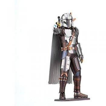 Maqueta Metálica 3D del Mandaloriano de Star Wars