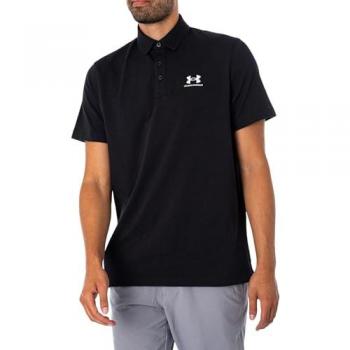 Under Armour Icon Loose Polo Shirt - Black - Male - Size: M