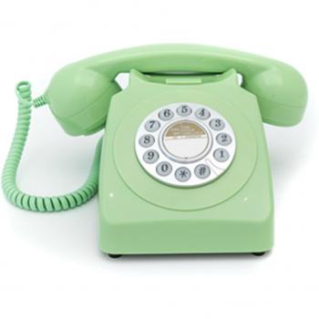 GPO 746 Retro Green Push-Button Desk Phone
