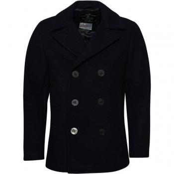 Abrigo de Lana Superdry Merchant Negro