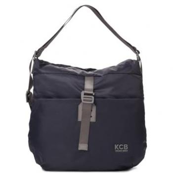 Bolso mochila KCB Hook azul 3060 AZ, bolso de hombro multiposición color azul, 100% vegano