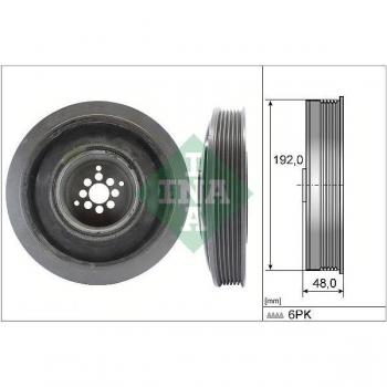 Polea de cigüeñal INA 544 0102 10