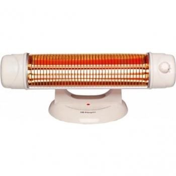 Orbegozo BP 5003 - Estufa de cuarzo, 2 niveles de potencia, sistema antivuelco, pantalla orientable, luz indicadora, control rotatorio, soporte amplio, 1200 W