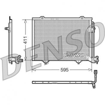 Condensador de aire acondicionado DENSO DCN17011 para Mercedes