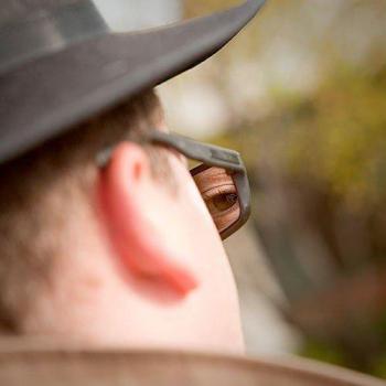 Spy Glasses- Gafas de Espionaje de plástico, con Espejo en la Montura, Color Negro