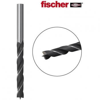 Fischer Broca para Madera HB 12/2K 530640, Diámetro 12mm, Longitud Útil 96mm, Longitud Total 151mm