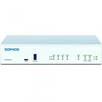 Extensor de firewall remoto Sophos SD-RED 20, dispositivo de gestión de red, 250 Mbit/s, 4 puertos Ethernet