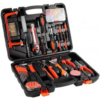 100 Kits Herramientas Metales de Maletín Universal de Reparación Multifuncional Conjuntos Bricolaje para Casa