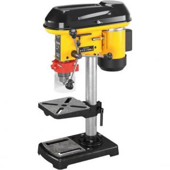Taladradora de columna Stanley SXDP13597E - 400W, 9 velocidades, mandrin de 1.5 a 13mm, diseño robusto para perforación precisa en madera y metal