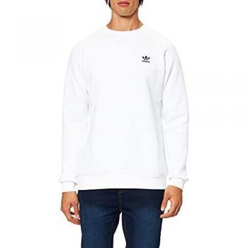 Adidas Essential Crewneck Sweatshirt for Men - White, Size L