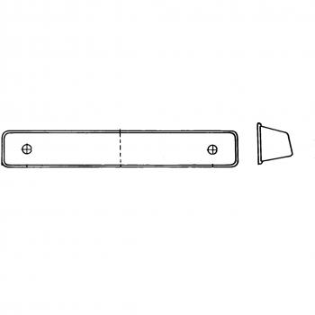 Luz de matrícula HELLA 2KA 001 610-001 - Piloto de matrícula con diseño compacto, resistente a la intemperie, fácil instalación, LED de alta eficiencia, voltaje de operación 12V, homologación E