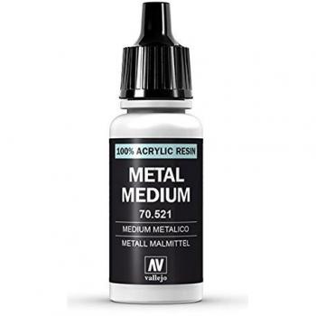 VALLEJO Metal Medium Medium Metalico, Incolor, 17 ml