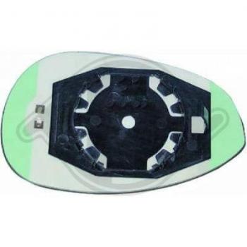 Cristal de espejo retrovisor exterior DIEDERICHS 3456127