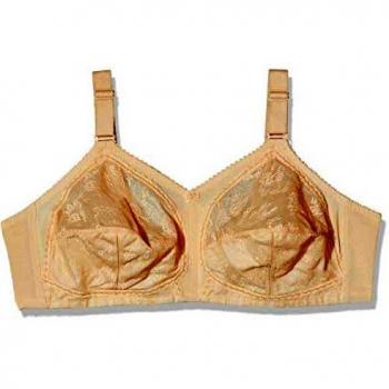 Triumph Doreen X Wireless Women's Bra - Beige Cotton - Size 46D