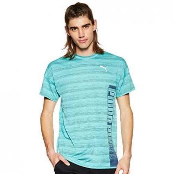 PUMA Lastlap tee Camiseta, Hombre, Blue Turquoise Heather, XXL