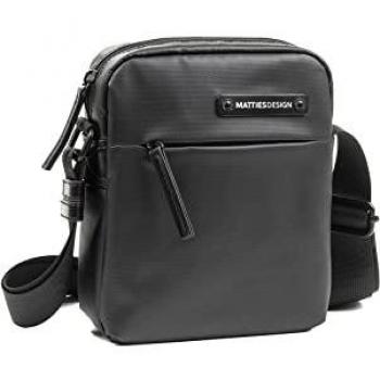 Matties Bolso bandolera de hombre Design 04 Negro