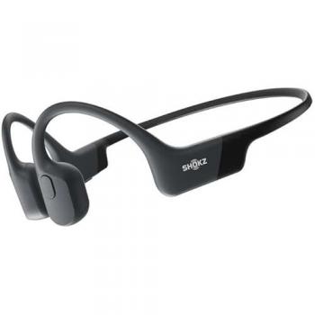 SHOKZ OpenRun Wireless Bone-Conducting Sports Headset - USB-C - Black