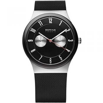 BERING Reloj Analógico para Unisex Adultos de Cuarzo con Correa en Acero Inoxidable 32139-202