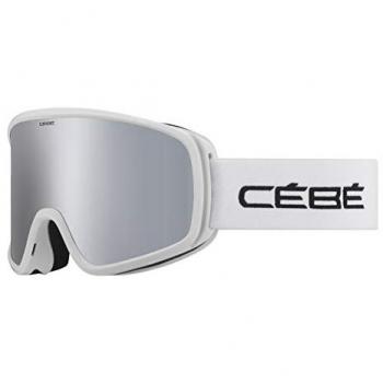 Cebe Máscara Esquí Razor Evo Gafas para la Nieve Unisex Adulto White Matte-Brown Flash Mirror L