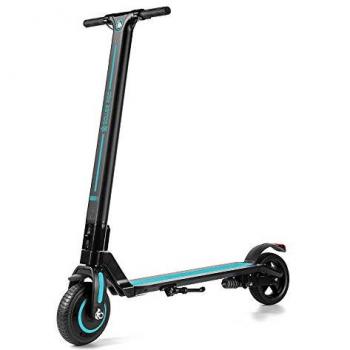 Roller Pro RP-URBAN4TQ Patinete Eléctrico, Motor Brushless 250W, MAX. Velocidad de 24 Km/H, Plegable, Incluye App, Bateria de Litio, Juventud Unisex, Turquesa, 4.0A