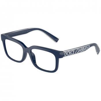 Dolce & Gabbana DX5002 Kids 3094 Kids' Eyeglasses Blue Size 47 - Frame Only, Free Lenses, HSA/FSA Insurance, Blue Light Block Available