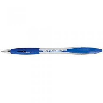 BIC – Juego de 3 bolígrafos retráctil, Atlantis Classic PTE Moy. 1 mm azul