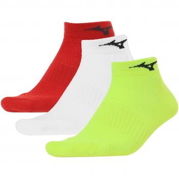 Mizuno Calcetines Run Sock 6 Pack Rojo Blanco Amarillo 67XUU95060