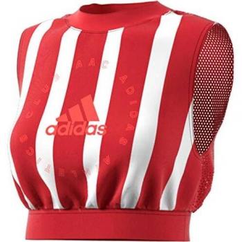 adidas W SP Tank Top Sin Mangas, Mujer, rojglo/Blanco, S