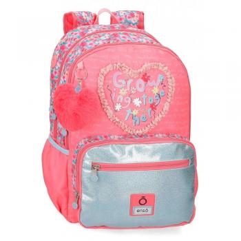 Mochila Enso Together Growing Doble Compartimento Adaptalbe Ros.