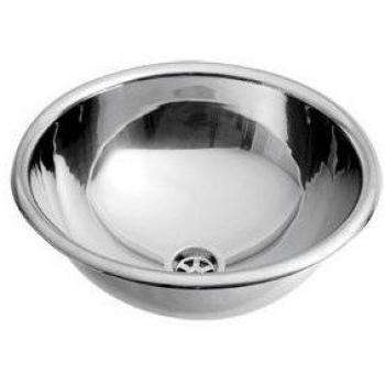 Lavabo Encastre Semiesférico Inox Brillo Mediclinics SN0031C