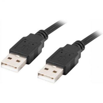Cable USB 2.0 Lanberg Macho a Macho 1.8m Negro