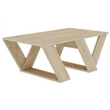 Mesa de Centro Auxiliar Alexandra Roble Madera MDP 110 x 40 x 60 cm