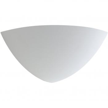 Aplique de yeso blanco pintable Santorinap 29x21x11,5cm - Fan Europe