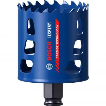 Sierra de Corona Bosch EXPERT Tough Material 65 X 60 Mm para Taladros de Impacto Rotativos - Corte Limpio en Metal
