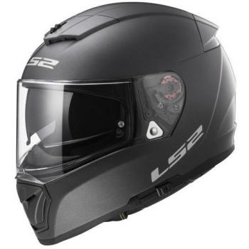 LS2 103901007XS Casco per Moto, Titanium, XS