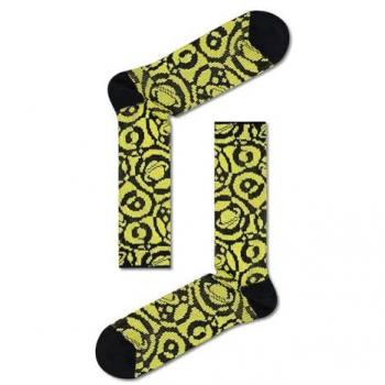 Calcetines Dressed Kai Amarillo y Negro Talla 39-46 Estampado Único Unisex