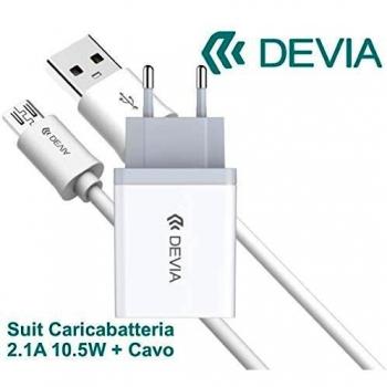 Suit - Cargador de batería de 2,1 A y Cable m-USB Android