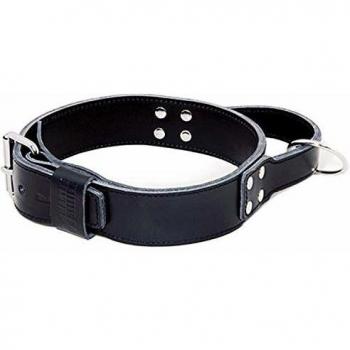 Collar de intervención para perro con asas de cuero vacuno Martin Sellier
