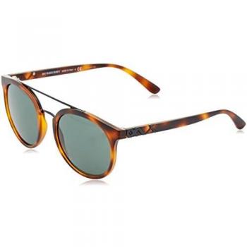 Burberry Men's 0BE4245 338271 53 Sunglasses, Matte Light Havana/Grey Green